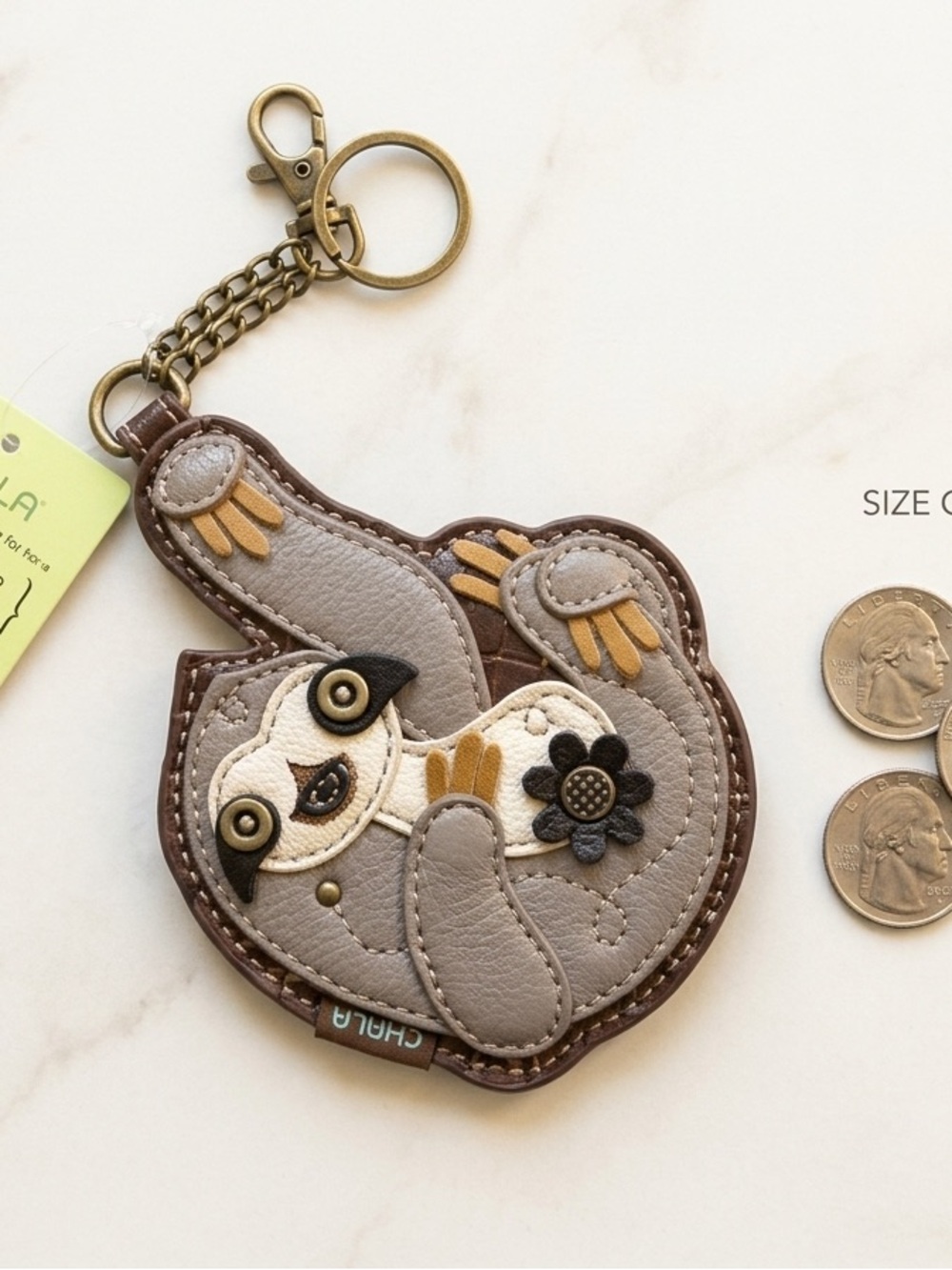 Chala Sloth Keychain